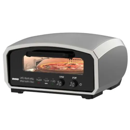 UNOLD 68916 Pizzaofen Enzo inkl. Pizzastein, 500°C