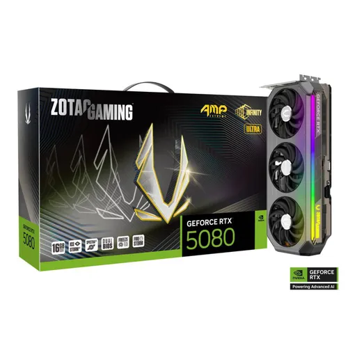 ZOTAC GAMING GeForce RTX 5080 AMP Extreme INFINITY ULTRA 16GB