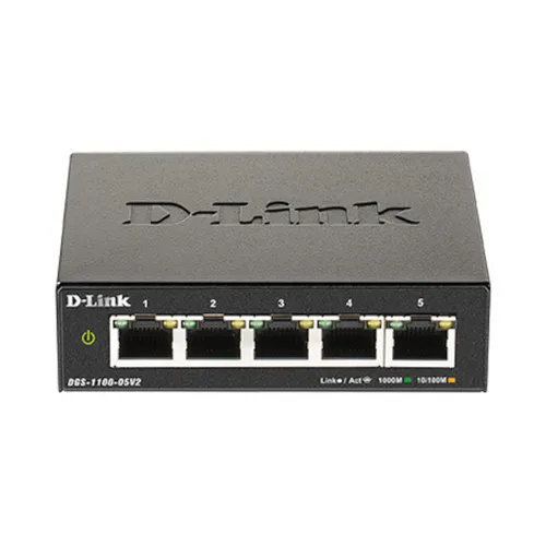 D-Link DGS-1100-05V2/E Gigabit Smart Managed Switch