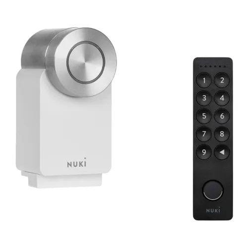 Nuki Smart Lock Pro 4. Generation weiß + Keypad 2
