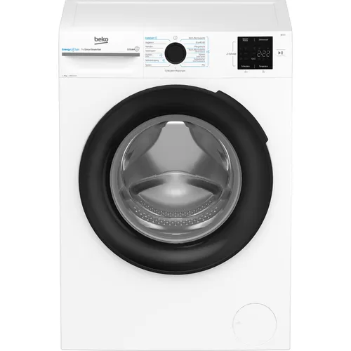Beko BM3WFU3841X Waschmaschine Frontlader, 8 kg, 1400 U/min.