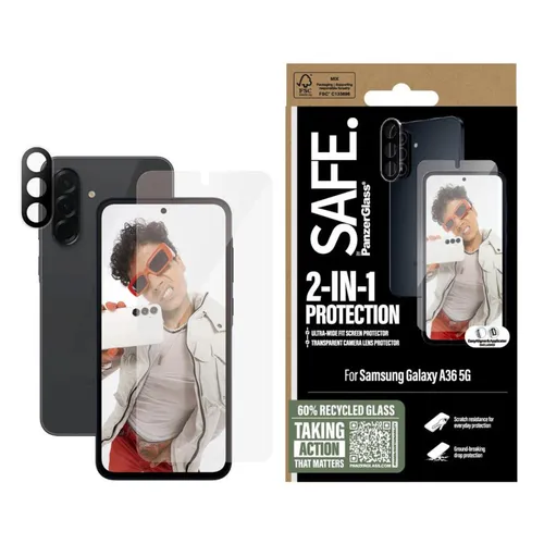 SAFE. by PanzerGlass 2-in-1 Set für Samsung Galaxy A36 5G