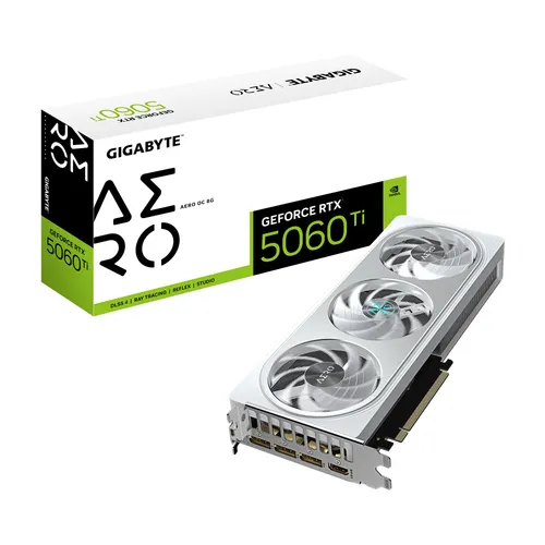 GIGABYTE GeForce RTX 5060 Ti AERO OC 8GD Grafikkarte HDMI/DP