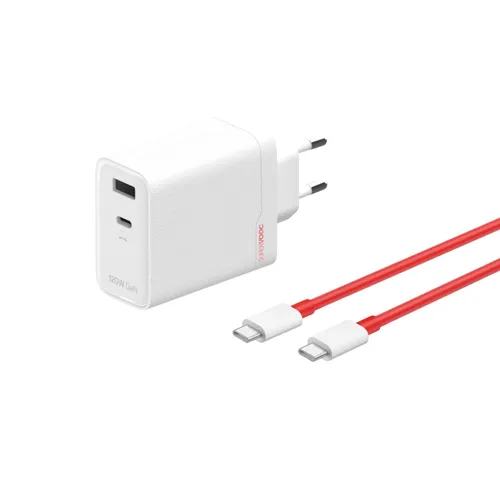 OnePlus SUPERVOOC 120W Dual Ports GaN Power Adapter Kit weiß