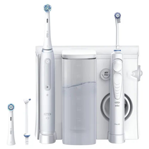 Oral-B Center OxyJet Reinigungssystem - Munddusche + Oral-B iO4