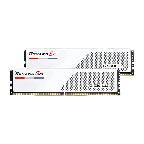 32GB (2x16GB) G.Skill Ripjaws S5 White DDR5-6000 CL30 RAM Speicher Kit