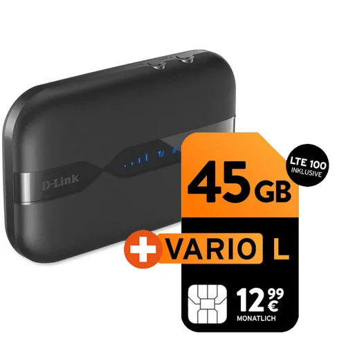 WiFi Hotspot mit 45GB Datenvolumen