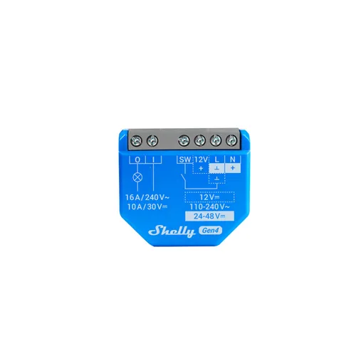 Shelly 1 Gen4 Unterputz Relais max 16A 1 Kanal WLAN, Zigbee, Matter ...
