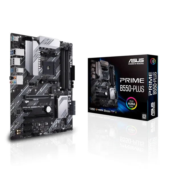 ASUS Prime B550-Plus ATX Материнская плата Сокет AM4 M.2/USB3.2/HDMI/DVI/VGA