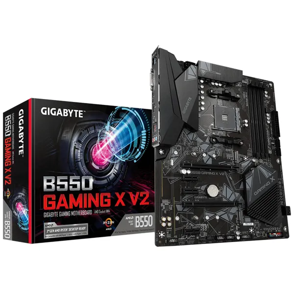Gigabyte B550 Gaming X V2 ATX Материнская плата Сокет AM4 M.2/HDMI/DVI/USB3.2