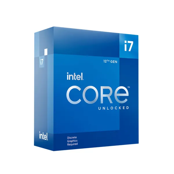 Intel Core™ i7-12700KF 12-ядро CPU, Сокет 1700, Boxed (без Кулер)