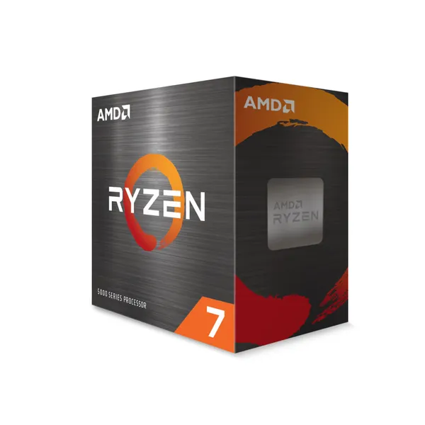 AMD Ryzen™ 7 5700X 8-ядро CPU, Сокет AM4, Boxed (без Кулер)