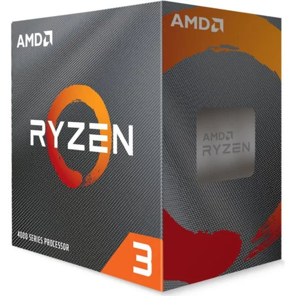 AMD Ryzen™ 3 4100 4-ядро CPU, Сокет AM4, Boxed (с Wraith Stealth Кулер)