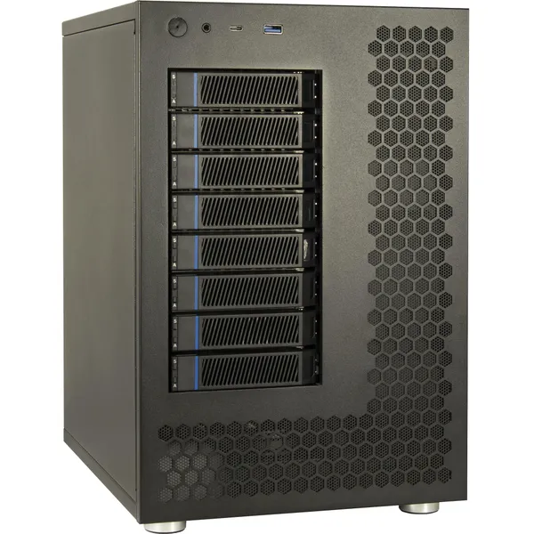 Inter-Tech NAS-8 PC Корпус für bis zu 8 Laufwerke (12Gb/s)