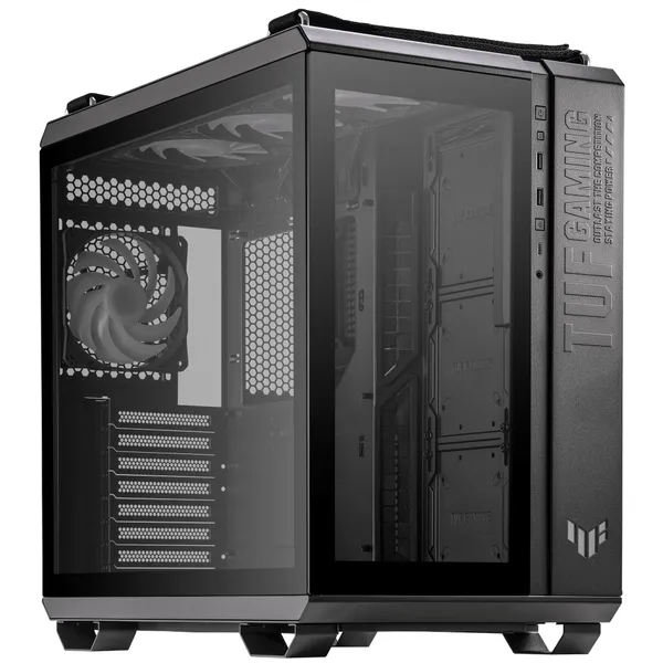 ASUS TUF Gaming GT502 Plus чёрный ATX Midi-Tower Gaming Корпус с Glasfenster
