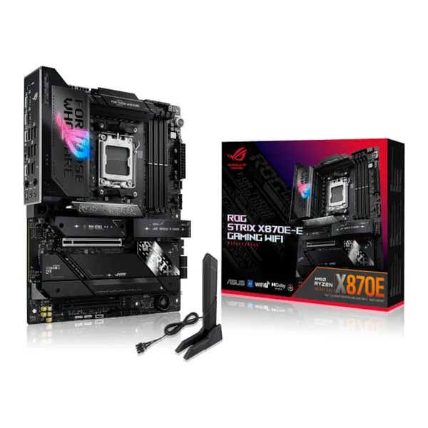 ASUS ROG STRIX X870E-E GAMING WIFI ATX Материнская плата Сокет AM5 HDMI/USB4