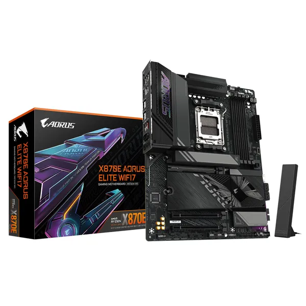 GIGABYTE X870E AORUS ELITE WIFI7 ATX Материнская плата Сокет AM5 HDMI