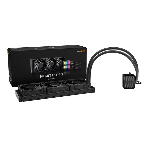 be quiet! Silent LOOP 3 AIO Жидкостное охлаждение 360 mm für Intel/AMD