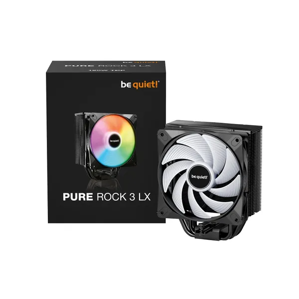 be quiet! Pure Rock 3 LX ARGB CPU Кулер für Intel und AMD CPU schwarz