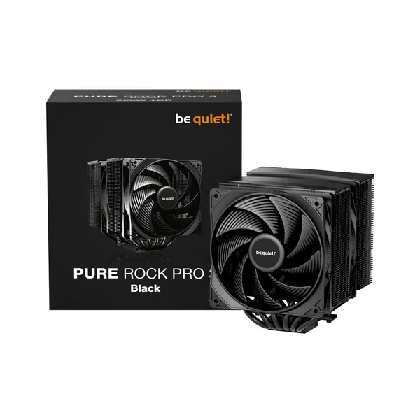 be quiet! Pure Rock PRO 3 Black CPU Кулер für Intel und AMD CPU schwarz