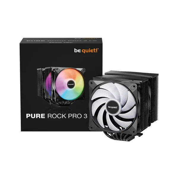 be quiet! Pure Rock PRO 3 LX ARGB CPU Кулер für Intel und AMD CPU schwarz