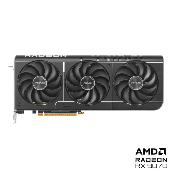 ASUS PRIME Radeon RX 9070 OC PRIME-RX9070-O16G 16GB DDR6 Видеокарта, HDMI/DP