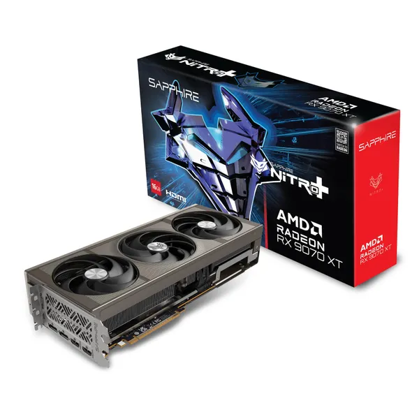 SAPPHIRE NITRO+ AMD Radeon™ RX 9070 XT GAMING OC Видеокарта 16GB GDDR6 HDMI/DP