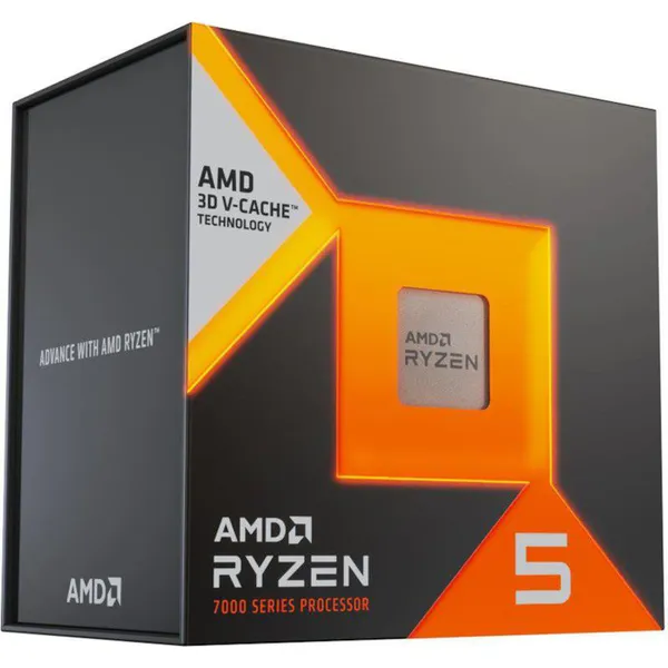 AMD Ryzen™ 5 7500X3D 6-ядро CPU, Сокет AM5, Boxed (без Кулер)