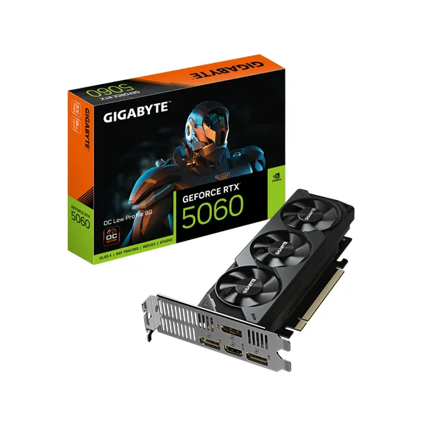 GIGABYTE GeForce RTX 5060 Low Profile OC 8GD Видеокарта HDMI/DP