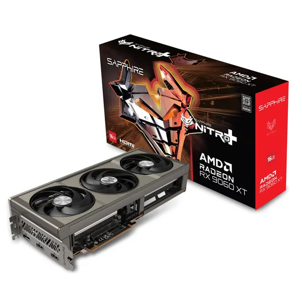 SAPPHIRE Radeon™ NITRO+ RX 9060 XT 16GB Видеокарта DP/HDMI