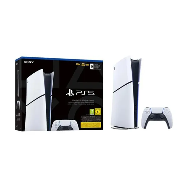 Игровая приставка Sony PlayStation 5 Slim Digital Edition 825 ГБ, белая