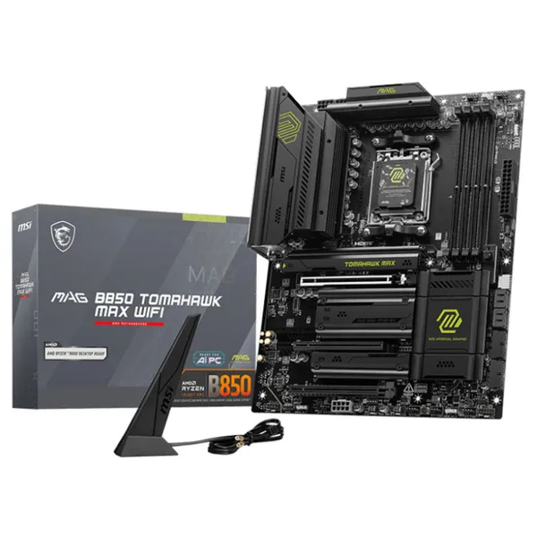 MSI MAG B850 TOMAHAWK MAX WIFI Материнская плата AM5 M.2/WIFI7/BT/HDMI/USB-C
