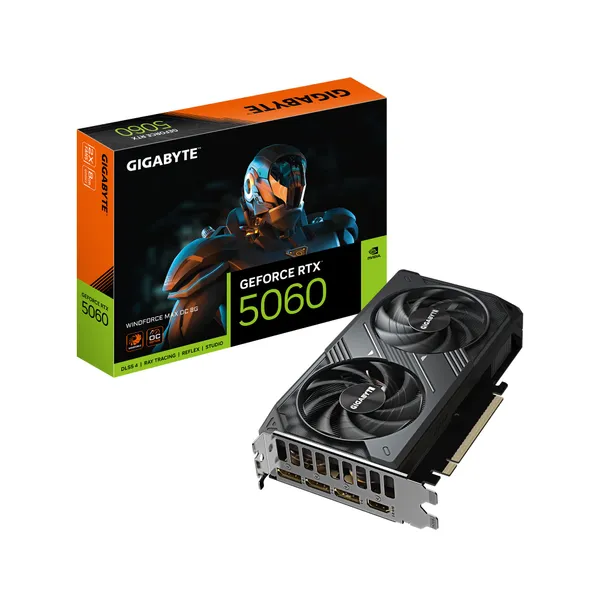 GIGABYTE GeForce RTX 5060 WINDFORCE MAX OC 8GB Видеокарта HDMI/DP