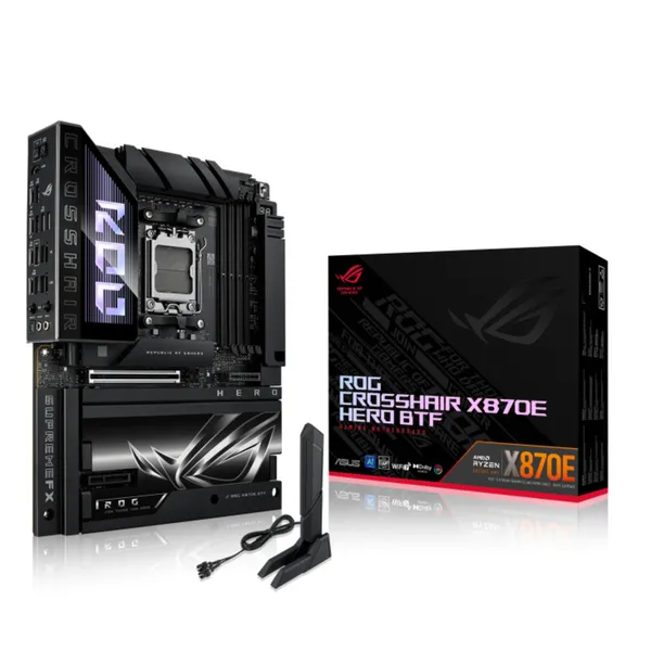 ASUS ROG Crosshair X870E HERO BTF WIFI ATX Материнская плата Сокет AM5 HDMI/USB4