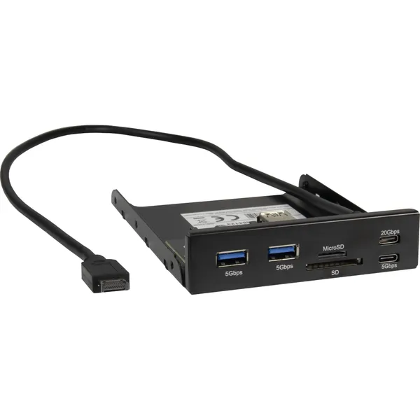 Inter-Tech Argus CI-22 Interner Cardreader für 3,5" Einbauschacht