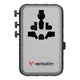 Verbatim 30191 Charge 'n' Travel GaN III Universal Reiseadapter 100W