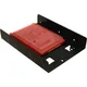 Inter-Tech SSD/HDD Einbaurahmen schwarz für 2x 2.5" in 3.5"