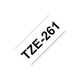 Brother TZ-261 Laminated Tape 36 mm Band for P-Touch, black on  white
