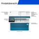HP LaserJet Pro MFP 4113dwg S/W-Laserdrucker Scanner Kopierer USB LAN WLAN