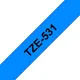 Brother TZE-531 Laminated Tape 12 mm schwarz / blau