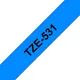 Brother TZE-531 Laminated Tape 12 mm schwarz / blau