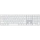 Apple Magic Keyboard mit Touch ID + Ziffernblock Silber USB-C(Englisch-International)