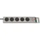 Brennenstuhl Super-Solid Line Steckdosenleiste 5-fach silber 2,5m H05VV-F