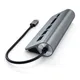 Satechi Type-C Aluminium USB Hub & Card Reader Space Grau