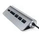 Satechi Type-C Aluminium USB Hub & Card Reader Space Grau