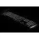 Matias Aluminum Erweiterte USB Tastatur RGB dt. für Mac OS silber