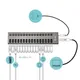 i-tec U3CHARGEHUB16 Charging Hub 16x USB3.0, 90W Netzteil