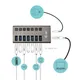 i-tec U3CHARGEHUB7 Charging Hub 7x USB3.0, 36W Netzteil
