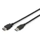 Digitus AK-300203-018-S USB3.0 Verlängerungskabel 1.80 m schwarz