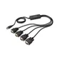 Digitus DA-70159 USB Adapter USB 2.0 zu 4x RS232